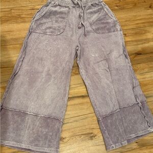 J.Her Lavender Wide-Leg Pants